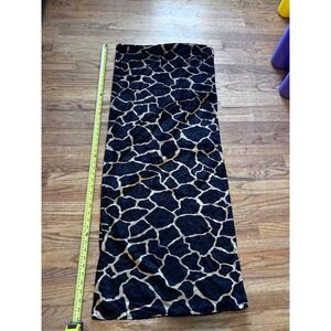Target Body Pillow Cover 18x45 Black Gold Giraffe Print Home Decor